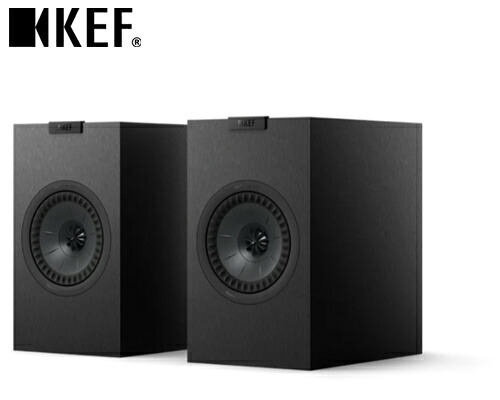 【貨物輸送無料】KEF Q1 META black ありの実Q1META 繻子黒いことQつづき物2ウェイ・ブックシェルフ型金棒引きパウダーコンパクト2通い路・ バスレフブックシェルフスピーカー HiFi 金棒引き
