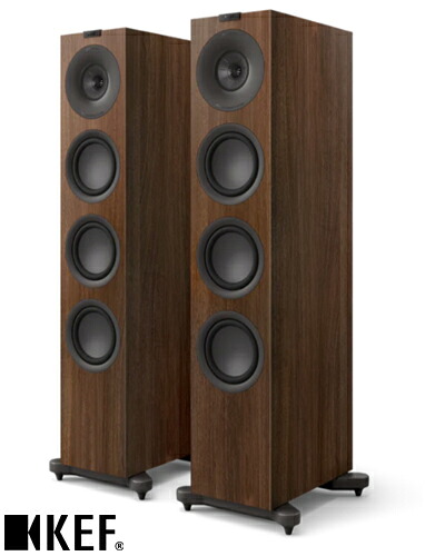 【送料無料】 KEF Q11 Meta walnut ペア Q11 Meta ウォールナット ウォルナット Qシリーズ トールボーイスピーカー フラッグシップ　3ウェイ・フロアスタンド型スピーカー フロアスタンドスピーカー 3ウェイ・ バスレフ 3wayスピーカー