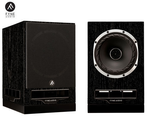 【貨物輸送無料】Fyne AudioF500SBO《1ぺア》BLACK OAK (BO) 黒いことオーク材F500シリーズファインオーディオブックシェルフ型金棒引き2way ブックシェルフF500S