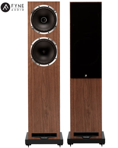【貨物輸送無料】Fyne AudioF502S WN(1ありの実)ファインオーディオ walnut ナチュラルウォールナット8in2.5 ウェイフロアスタンディングスピーカーF500Sつづき物金棒引き