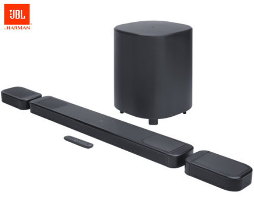 【貨物輸送無料】JBL Bar 1000MK27.1.4ch  響き赤ちょうちんDolby Atmos最大限度最終生産物960Wと25糎径ワイヤレスサブウーファージェービーエル完膚なきまでワイヤレスサラウンドシステムJBLBAR1000M2BLKJN