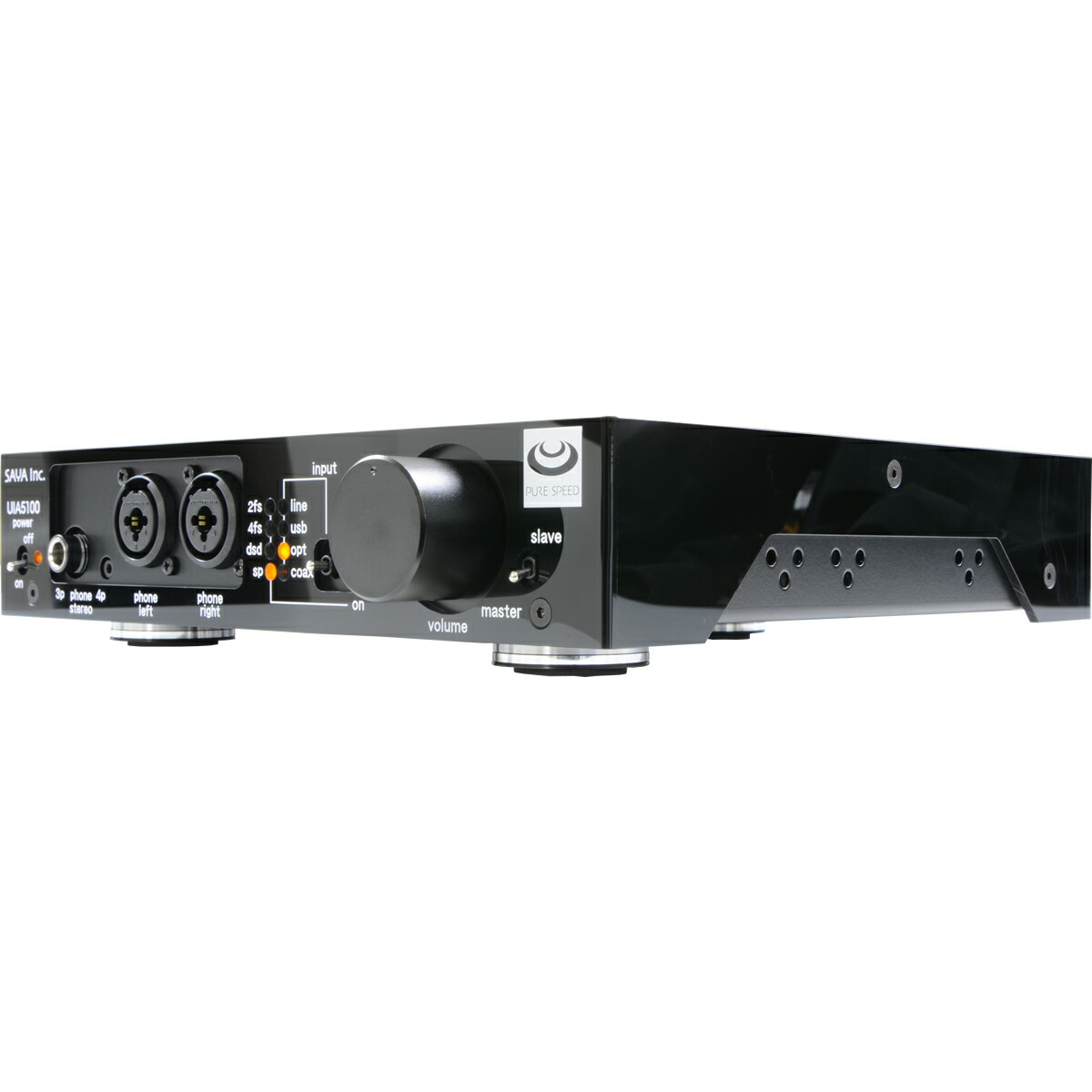 PURE SPEED UIA5100 ハイレゾDAC+バランスヘッドホンアンプ内蔵・ClassAB14W+14W/8Ω・インテグレーテッド・アンプ SAYA
