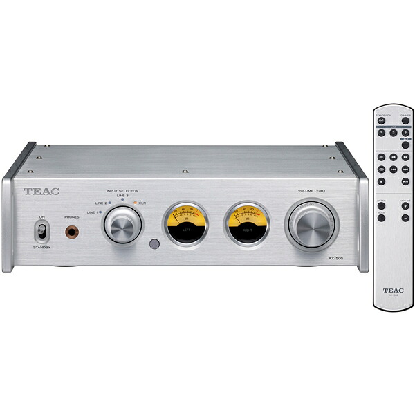 【納期案内書：納期宙ぶらりん】TEAC AX-505-S（しろがね色） ステレオプリメインアンプ ティアック AX505