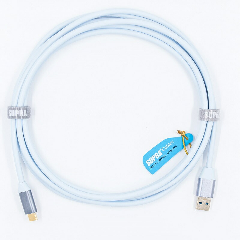 SUPRA　USB3.2 A-C/0.5m（USB タイプA-C）　高品質SUPER HIGH SPEED対応USBケーブル　スープラ