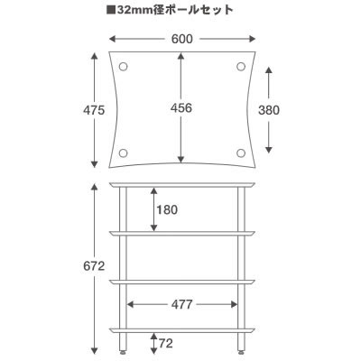 肌触りがいい 新仕様 棚板19mm厚 代引き不可 Quadraspire Q4d32b Ok 32mmブラックポールタイプ 棚板オーク Avラック 人気が高い Prestomaalaus Fi