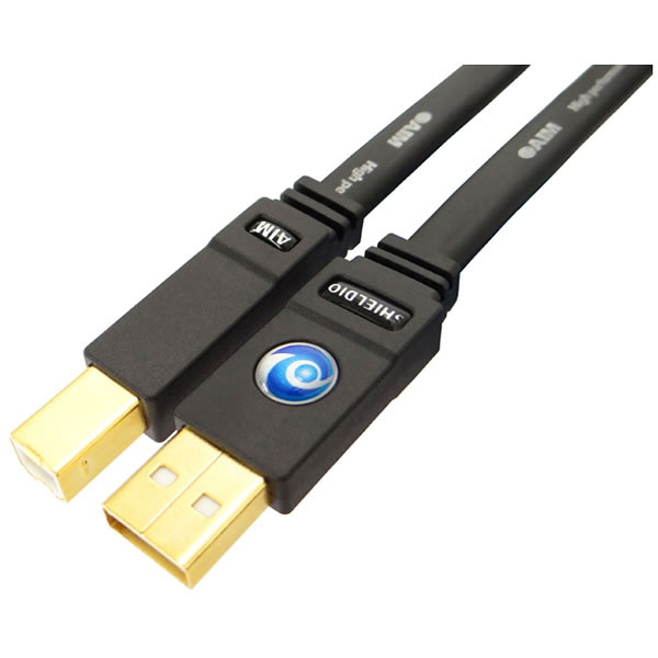 【代引き不可】エイム電子　UAC-F010/1.0m（タイプA-B）　PCオーディオUSBケーブル「SHIELDIO」シリーズ　AIM　UACF010　【P10】