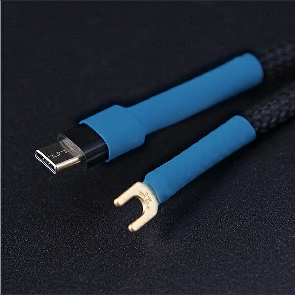 KOJO　CLONE2UC/1.2m（USB TYPE C ーY型端子(M4推奨)）　アース線　光城精工