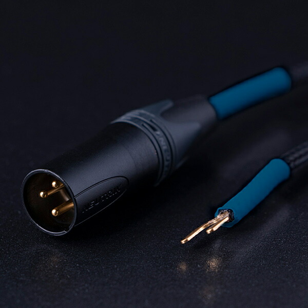 KOJO CLONE2XH/1.2m(XLRプラグ/オスーY型端子(M4推奨)) アース線 光城精工