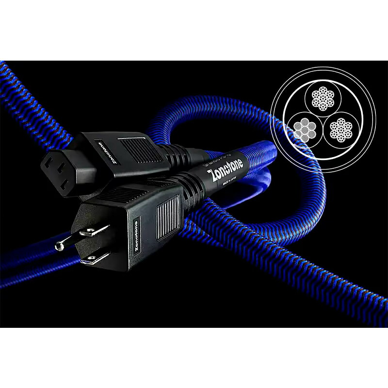 楽天市場】Zonotone 6N2P-3.0Megane/1.5m（完成品） メガネ電源