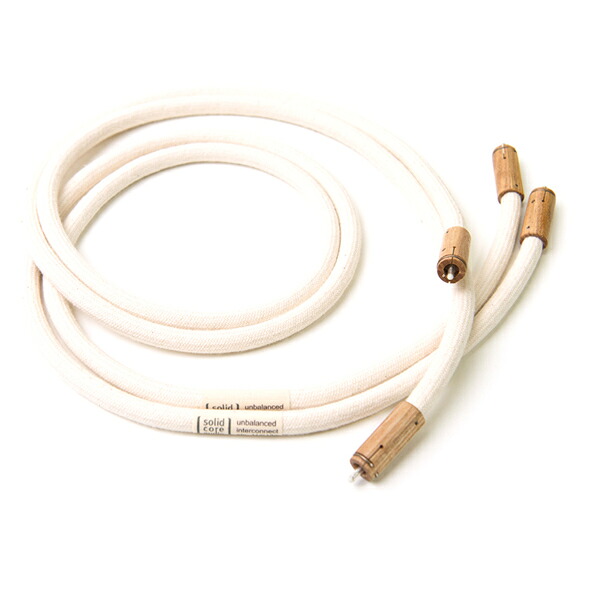 solid core audio　インターコネクトRCA/2.0mペア（銀線タイプ・2本1組）　RCAケーブル　ソリッドコアオーディオ　【241】｜オーディオ専門店スクェア