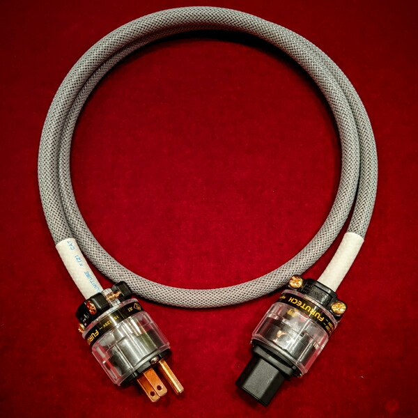 【オリジナル電源ケーブル/1.25m】DDD-1aFT(Cu)H灰/1.25m　電源ケーブル　FURUTECH FP-220Ag/FI11CU/FI11MCU
