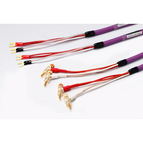 【両端シングルワイヤ】ORB　INNOVA TS7/YBS2.5（完成品・Y端子（AMP）・バナナ端子（SP)付2.5mx2本）　スピーカーケーブル　オーブ｜オーディオ専門店スクェア