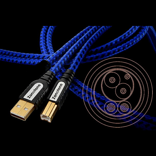 Zonotone Grandio USB-2.0/1.2m(タイプA-B) USBケーブル ゾノトーン GRANDIOUSB2.0|オーディオ専門店スクェア