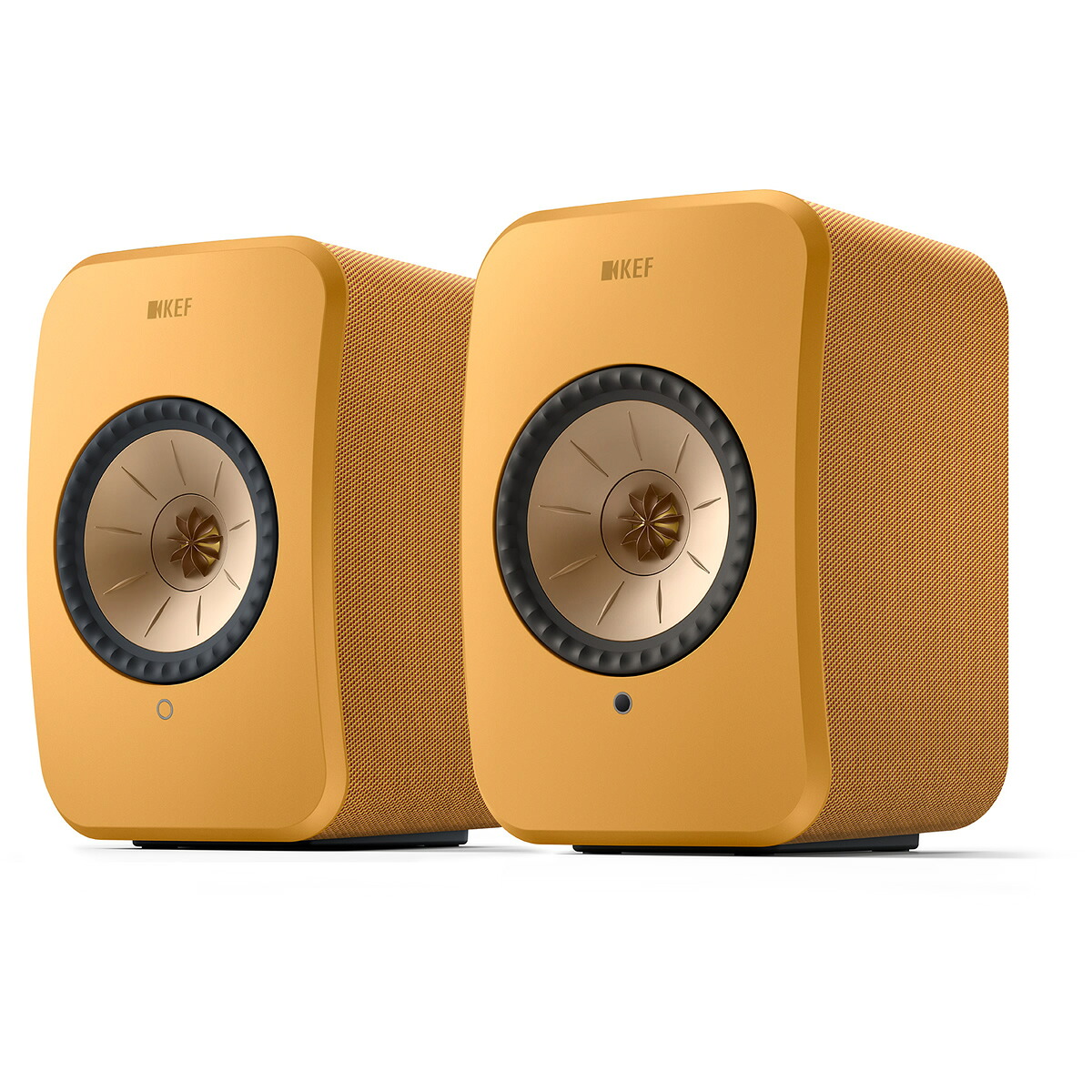 KEF　LSXII/AH（アンバーヘイズ・2本1組）　ワイヤレススピーカー　LSX2