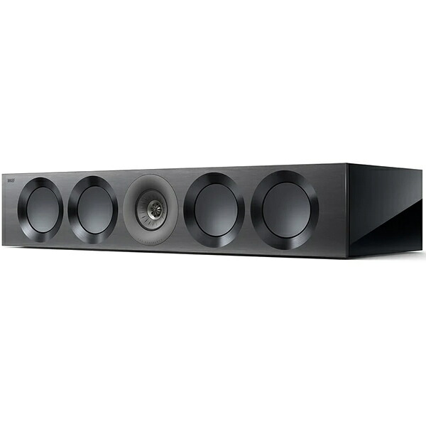 【納期情報：受注生産品お問い合わせください】【特殊配送指定商品】KEF　Reference 4 Meta/HBG（ハイグロスブラック/グレー・1本）　センタースピーカー