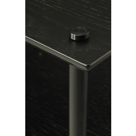 【製造会社店卸し資産境界線！】【MDF遣りくち・Vent極点書き割り】QUADRASPIRE VQ4DB/BK（黒いこと極点手合い・棚板黒いこと） AV仕合わせ クアドラスパイア