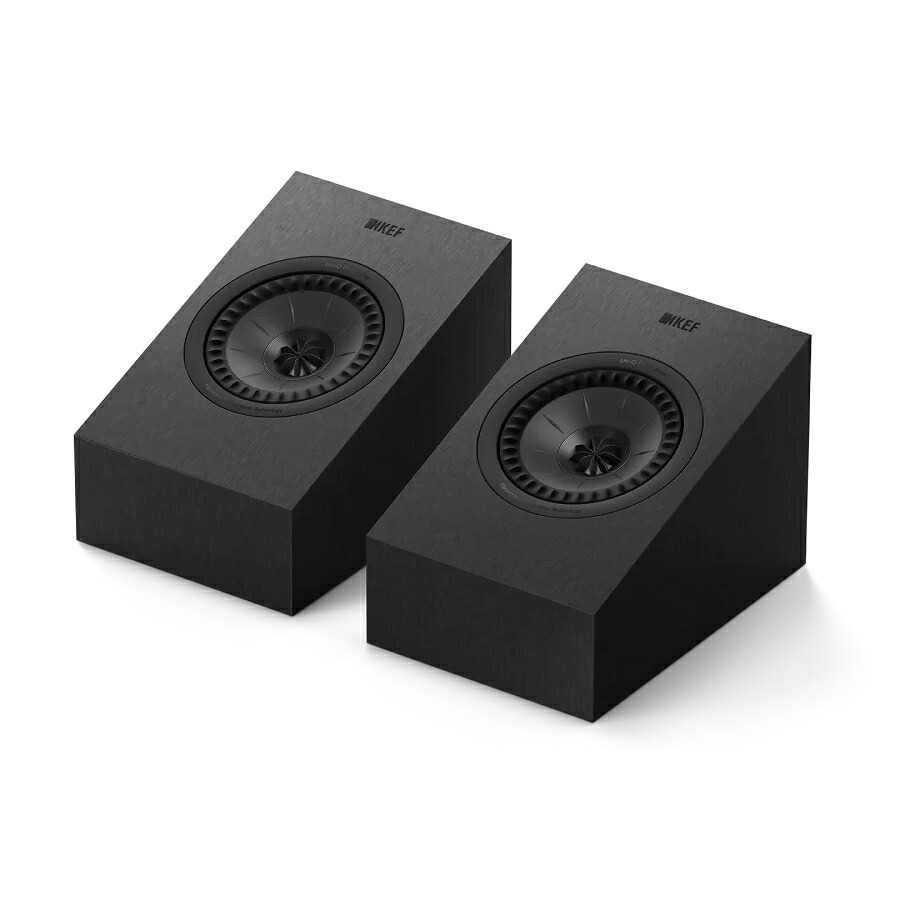 KEF　Q8 Meta/SB（サテンブラック・2本1組）　Dolby Atmosのサラウンドスピーカー