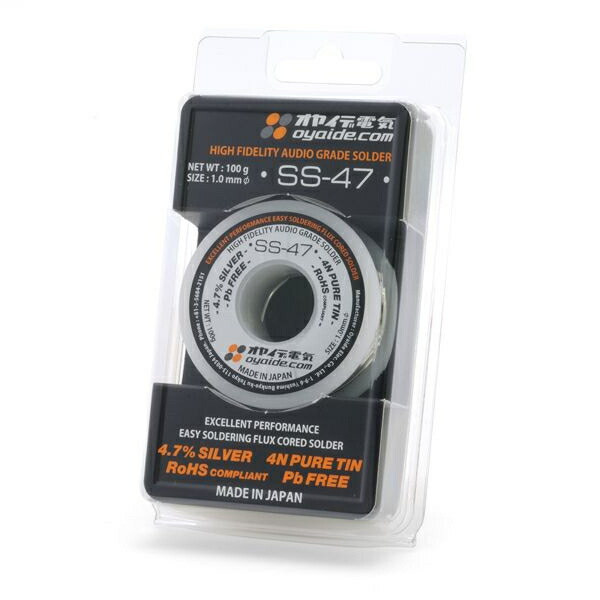 【即納！】OYAIDE(オヤイデ) SS-47（100g巻） オーディオ用ハンダ SS47