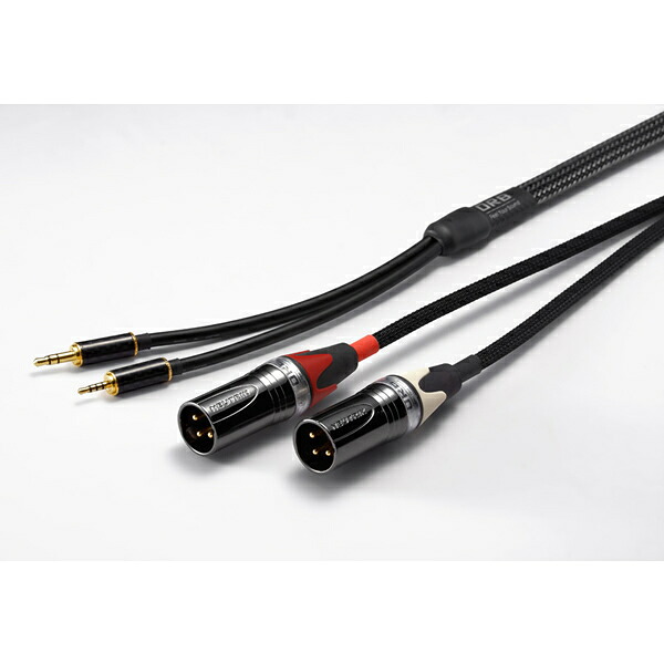 【納期情報：受注生産2～3週間前後】ORB　Clear force for DAP to AMP/1m　ポータブルオーディオ用ラインケーブル　オーブ　クリアフォース