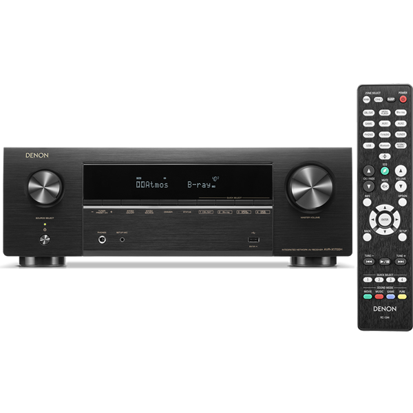 ファッションなデザイン DENON AVR-X1700H-K ブラック 7.2ch AV