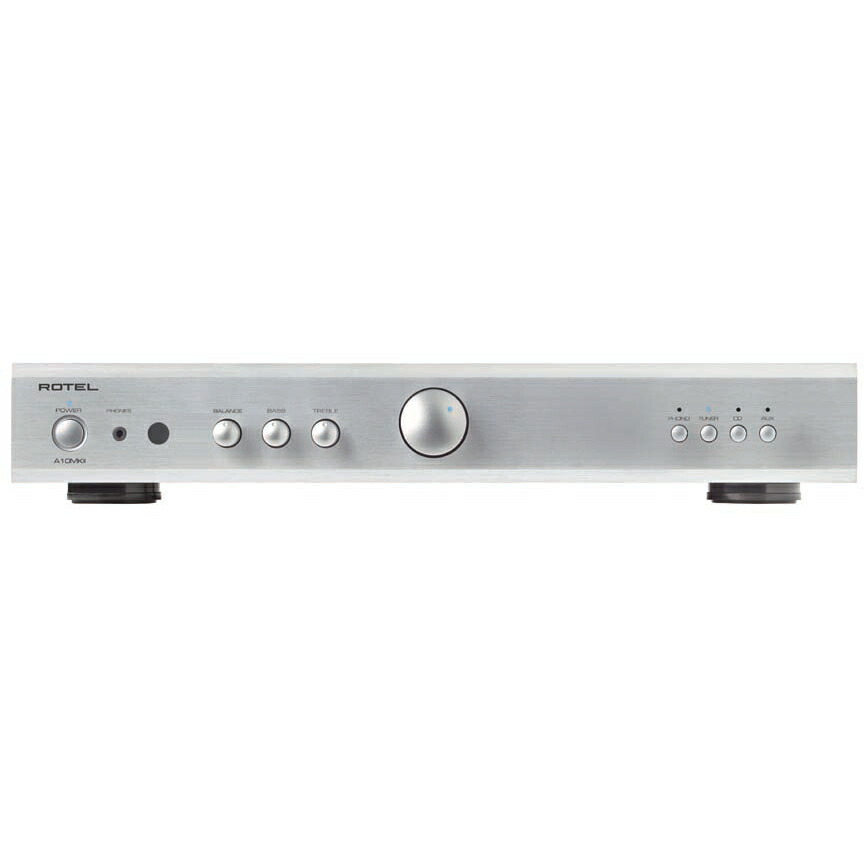 ROTEL A10MK2/SLV（しろがね色） インテグレーテッドアンプ 置き目電話を掛ける