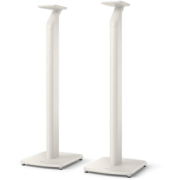 【納期情報：納期未定】KEF　S1 Floor Stand/MW（ミネラルホワイト・2本1組）　（LSX II 用スピーカースタンド）　LSX2