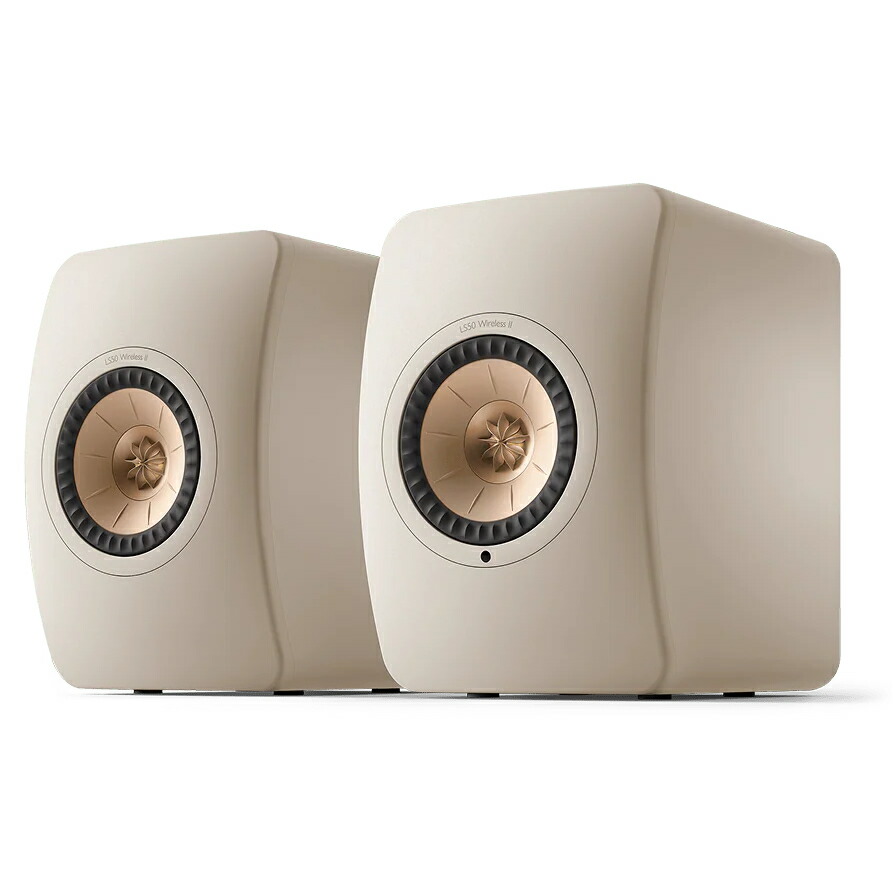 【納期案内書：納期宙ぶらりん】KEF LS50 WirelessII/SS（砂子甲殻・2本1組） 無線電話金棒引き