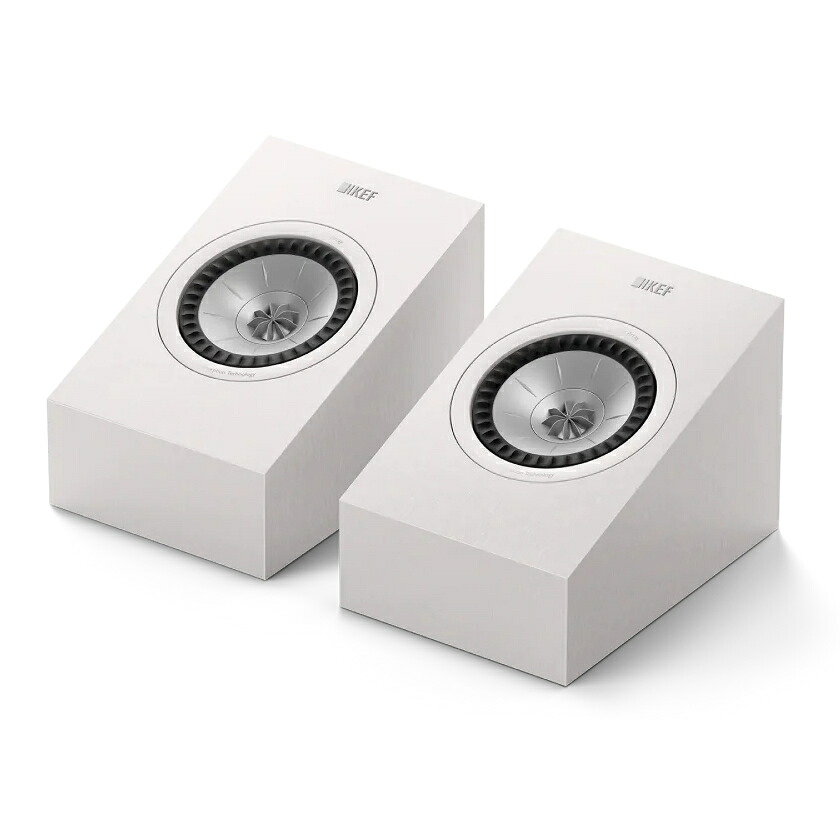 【納期情報：納期未定】KEF　Q8 Meta/SW（サテンホワイト・2本1組）　Dolby Atmosのサラウンドスピーカー