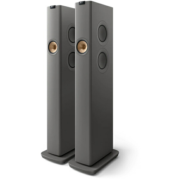 【納期情報：納期未定】【納期情報：納期未定】KEF　LS60 Wireless/TG（チタニウムグレー・2本1組）　ワイヤレススピーカー