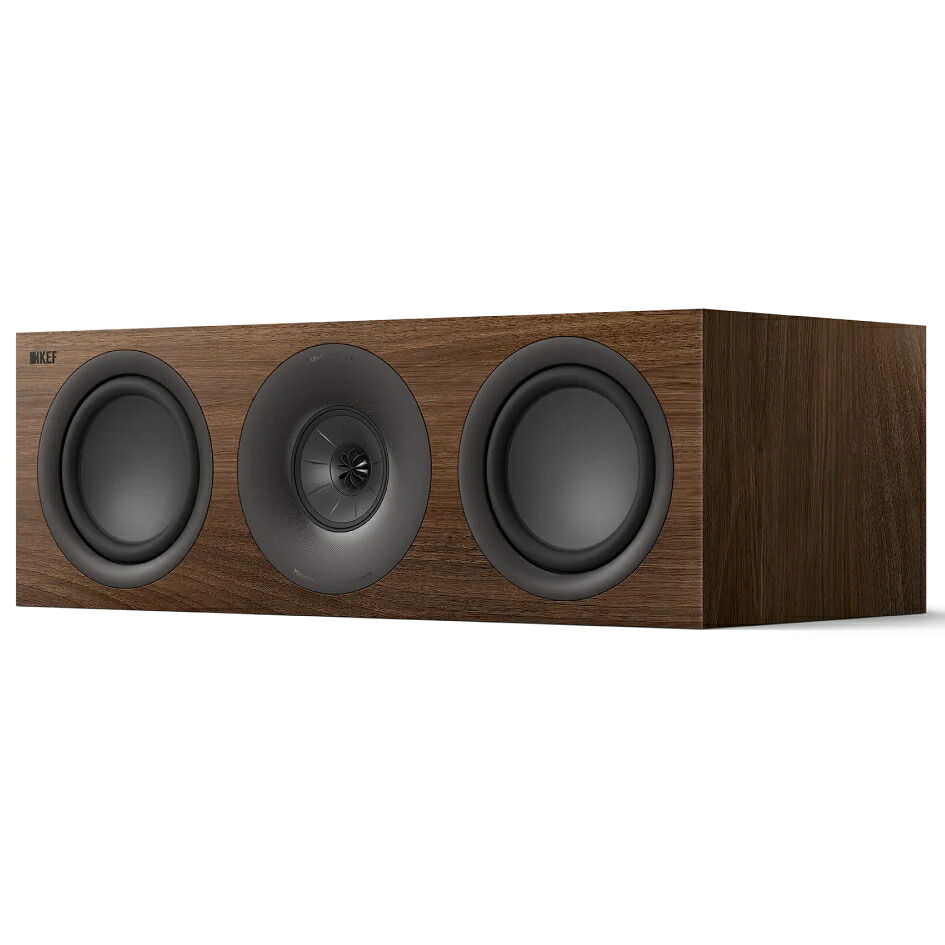 【納期情報：納期未定】KEF　Q6 Meta/WN（ウォルナット・1本）　センタースピーカー