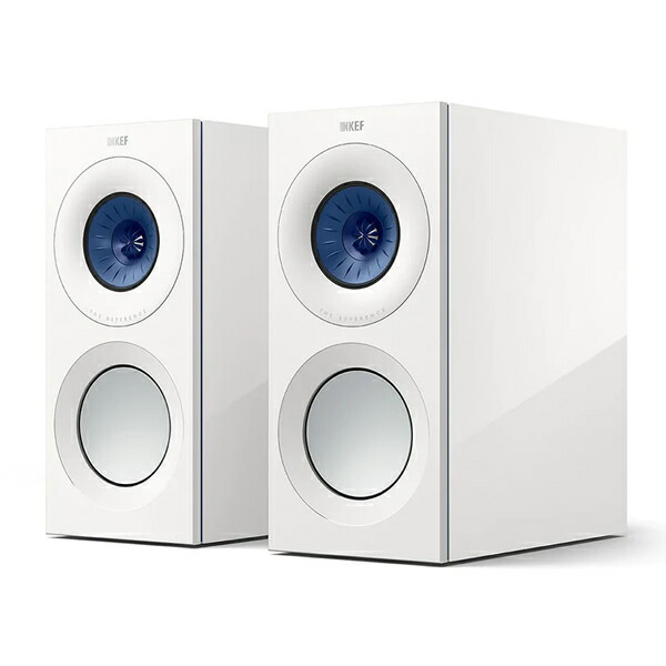 【納期情報：受注生産品お問い合わせください】KEF　Reference 1 Meta/HWB（ハイグロスホワイト/ブルー・2本1組）　スピーカー