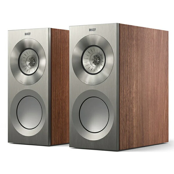 【納期情報：受注生産品お問い合わせください】KEF　Reference 1 Meta/SWS（サテンウォルナット/シルバー・2本1組）　スピーカー