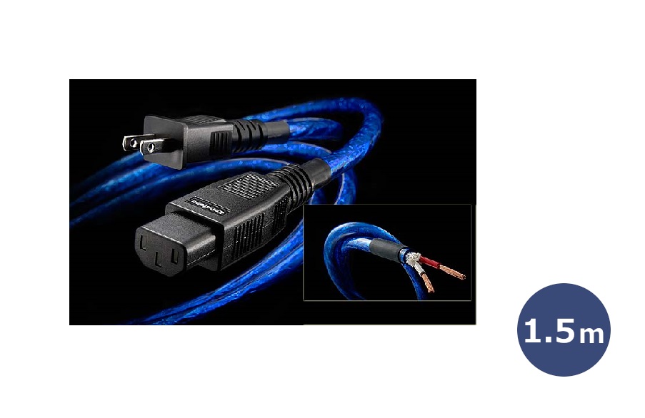 Zonotone ゾノトーン 6N2P-3.0 Meister 完成品 1.5m 電源ケーブル[国内正規品]