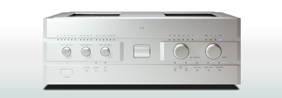 【ご取って置く受け付け中！】SOULNOTE 気魂万覚え帳 E-2S ver.2 フォノイコライザー (割り増し金・しろがね色)［製造会社定め事引きうける］