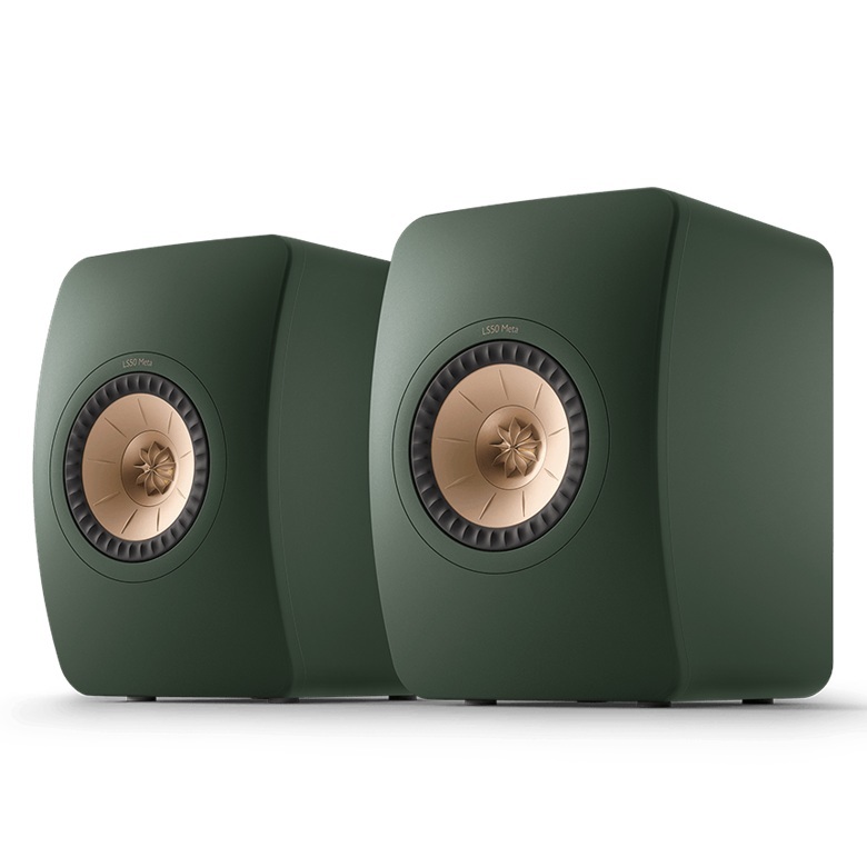 KEF ケーイーエフ LS50Wireless II MossGreen 無線電話・金棒引き取り合わせ （モスグリーン/有りの実）［国内定め事代わりになる店品］