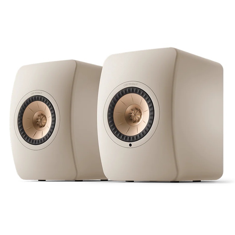 KEF ケーイーエフ LS50Wireless II SandShell 無線電話・金棒引き取り合わせ （砂子甲殻/有りの実）［国内定め事代わりになる店品］