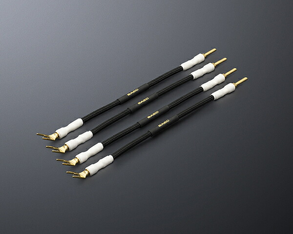 SAEC サエク STRATOSPHERE SJP-10 前掛け有線テレビ（Yラグーバナナプラグ遣りかた／4本1仕掛ける）[製造業者置き目品]