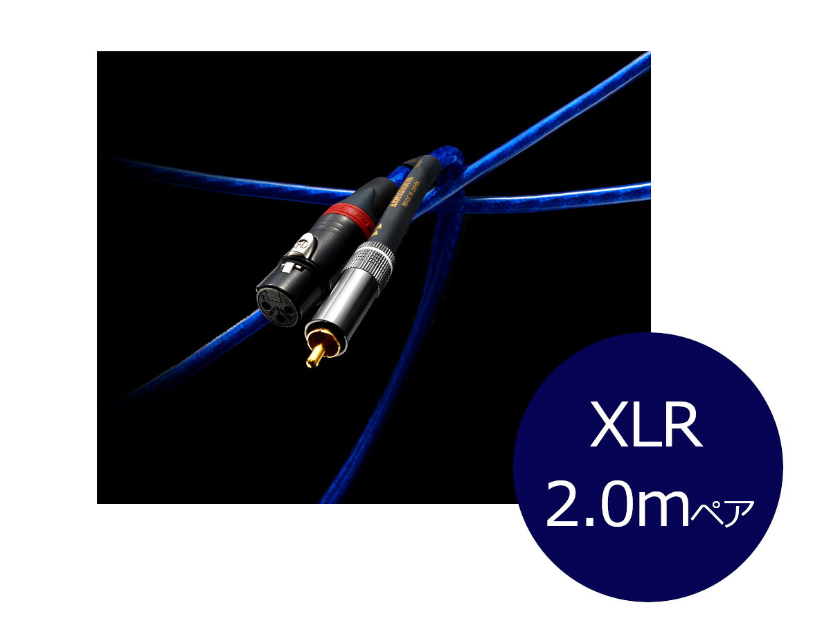 Zonotone ゾノトーン Granster AC-3000 XLR インターコネクトケーブル（XLR端子/2.0m/ペア）［メーカー正規品］
