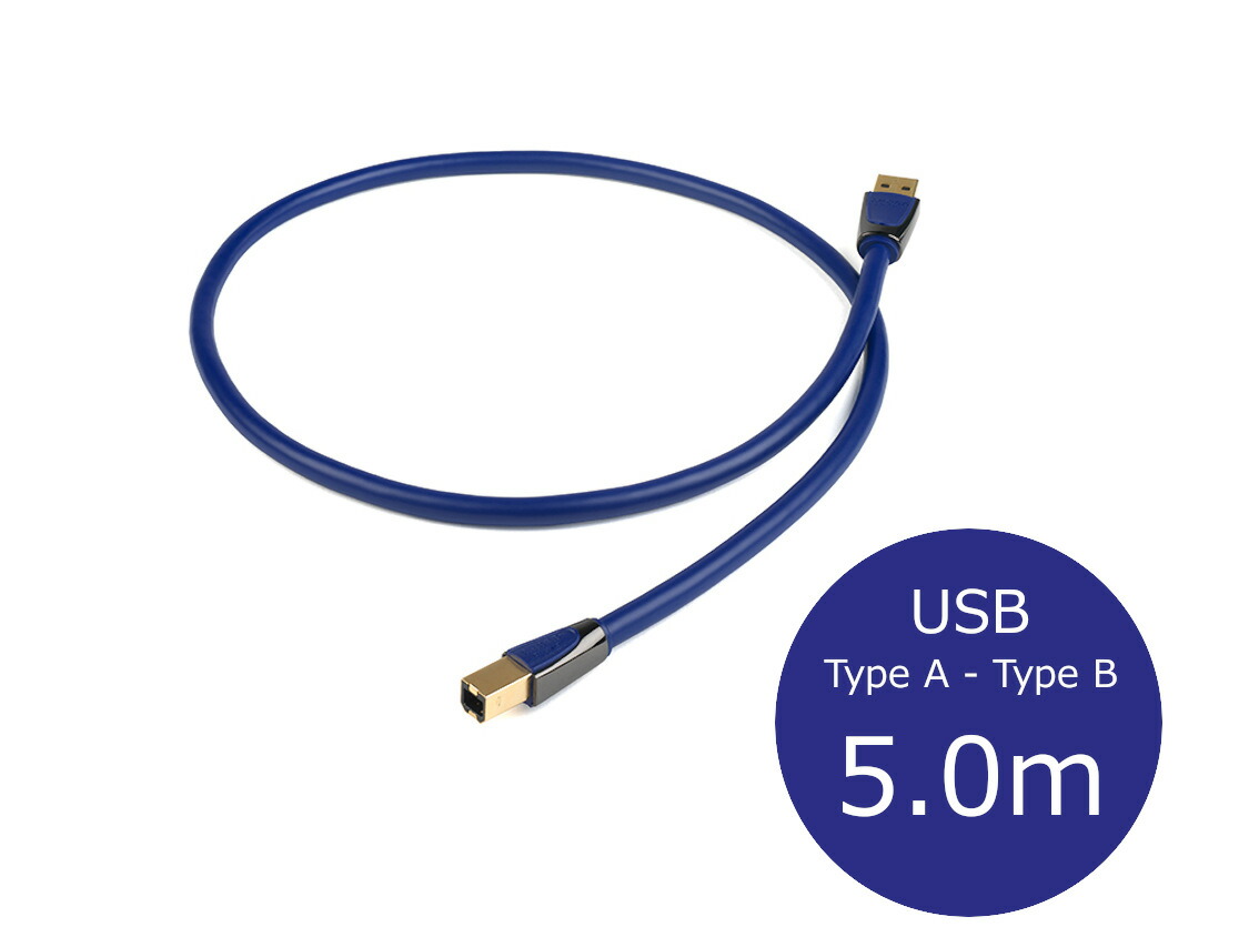 THE CHORD COMPANY ザ・コード・カンパニー Clearway USB USBケーブル (TypeA→TypeB/5.0m/1本)［国内正規代理店品］