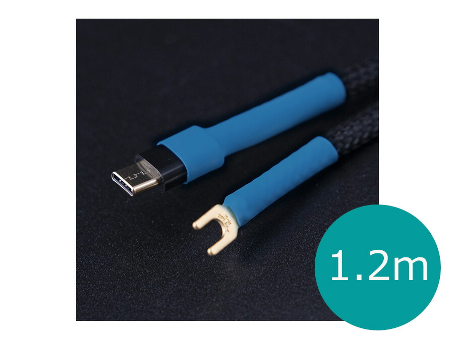 KOJO TECHNOLOGY Clone2UC USB TYPE C-Y型端子(M4推奨) アースケーブル 1.2m