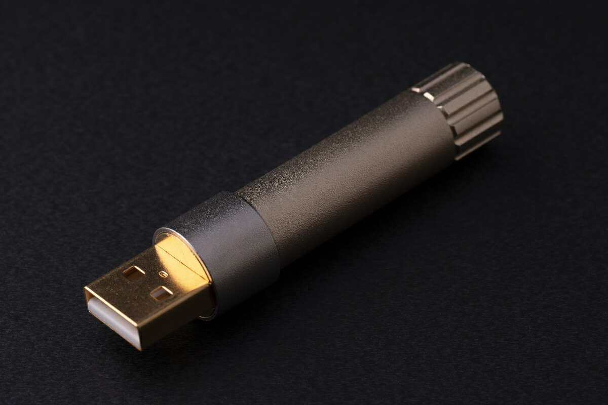 KOJO TECHNOLOGY 光城精工 Crystal EpUA-G スティック型仮想アース（USB typeAプラグ/1本）［メーカー正規品］