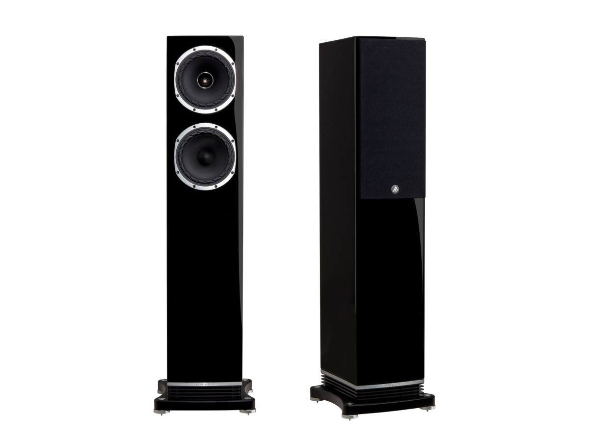 Fyne Audio ファインオーディオ F501 洋琴グロス・黒いこと 金棒引き取り合わせ 有りの実