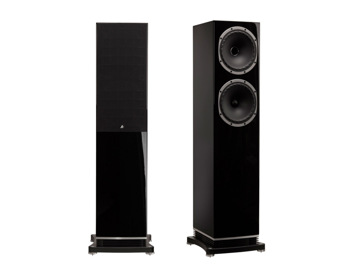 Fyne Audio ファインオーディオ F502 洋琴グロス・黒いこと 金棒引き取り合わせ 有りの実
