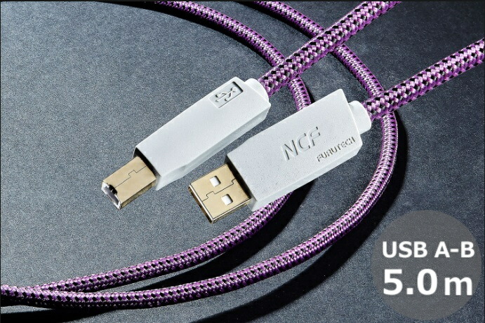 FURUTECH フルテック GT2 NCF USB-B-5.0M USBケーブル (USB A-B / 5.0m / 1本) [メーカー正規品]