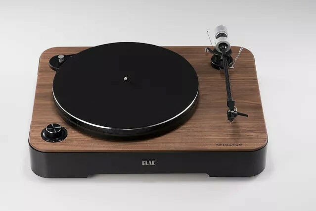 ELAC エラック MIRACORD 80 レコードプレーヤー（オイル・ウォールナット/カートリッジレス） [国内正規代理店品]
