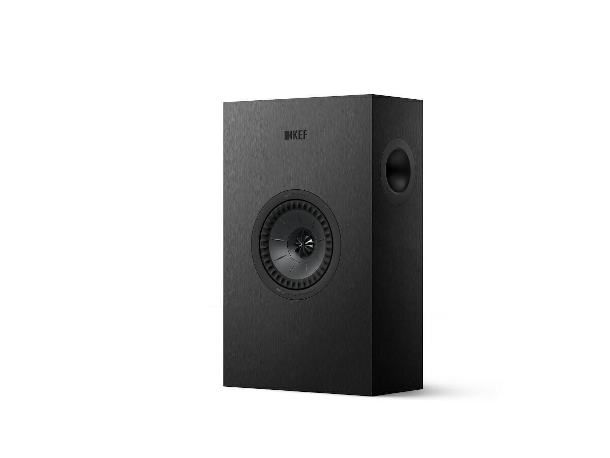KEF ケーイーエフ Q4 Meta Black オンウォールスピーカー（サテンブラック/1本）［国内正規代理店品］