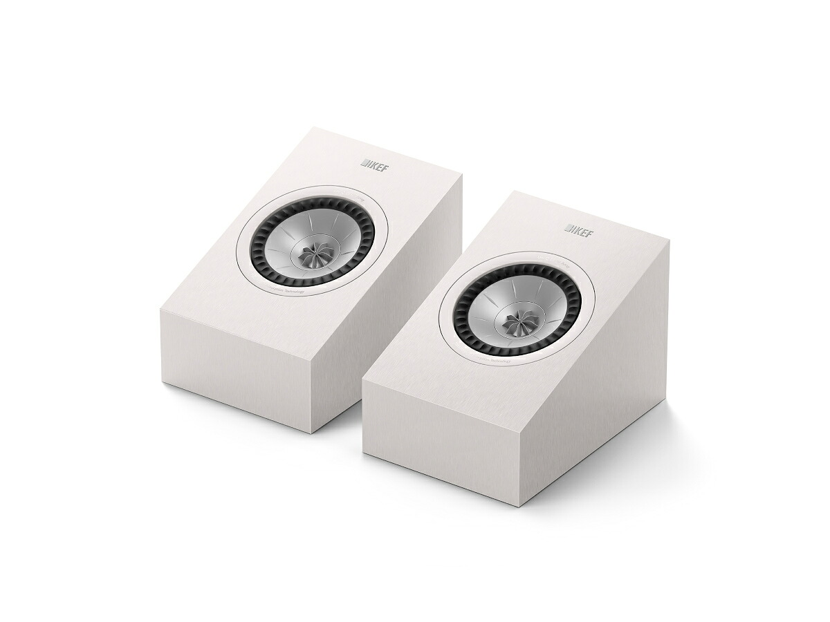 KEF ケーイーエフ Q8 Meta White Dolby Atmosサラウンドスピーカー（サテンホワイト/ペア）［国内正規代理店品］
