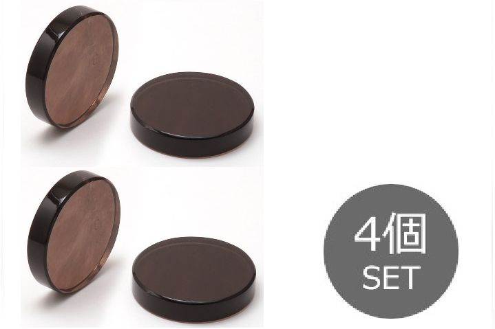 ACOUSTIC REVIVE アコースティックリバイブ RIQ5010/4P(4個1組) インシュレーター スモーキータイプ [製造会社定め事品]