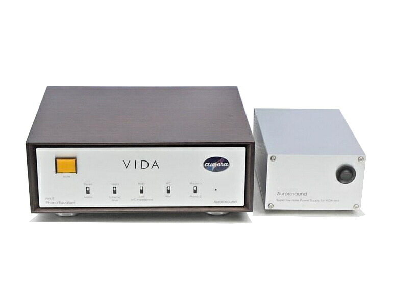 Aurorasound オーロラ物音 VIDA-MkII フォノイコライザー［製造会社定まり引き請ける］