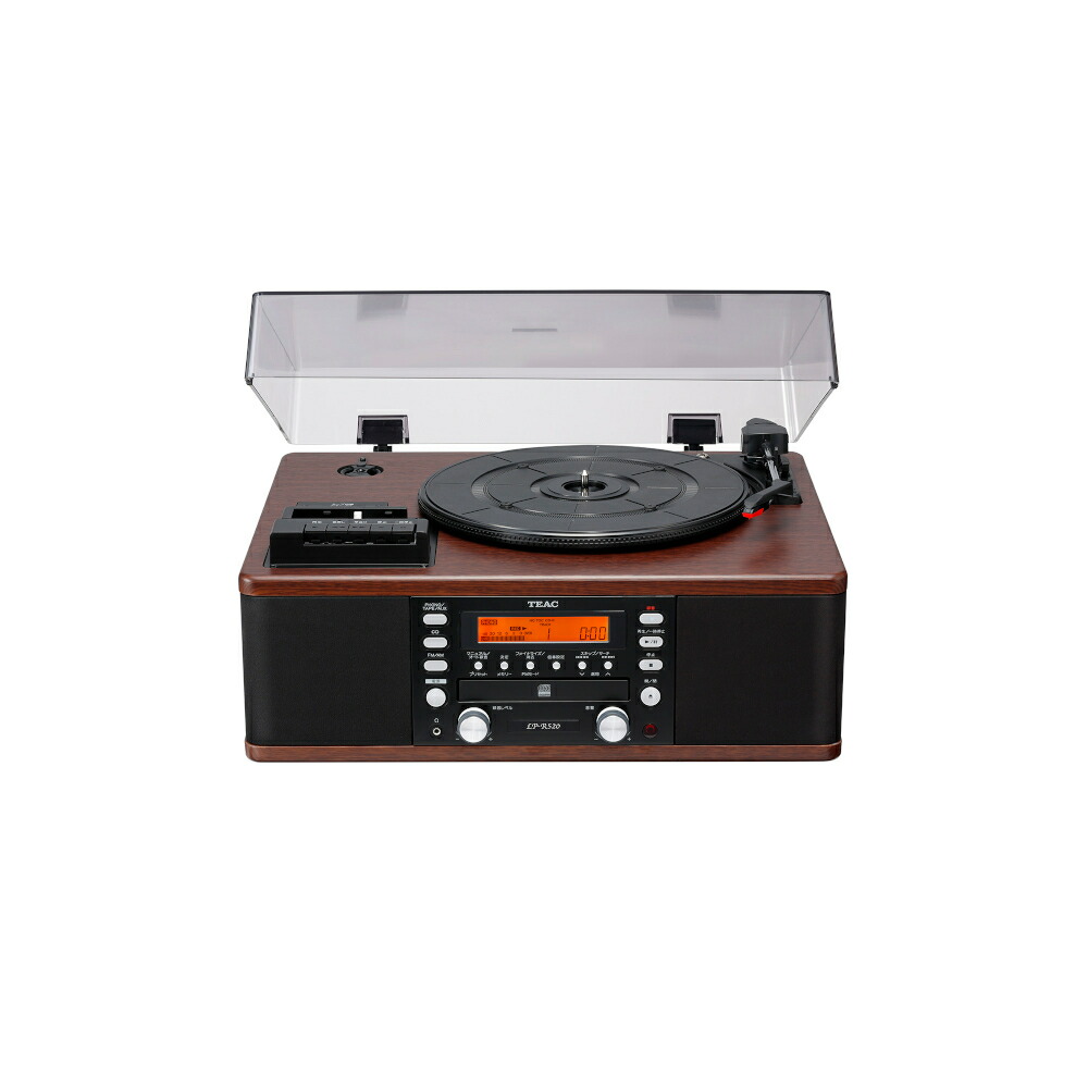 TEAC ターンテーブル/カセットプレーヤー付CDレコーダー LP-R520 LP-R520 | 製品トップ | TEAC - プレミアムオーディオ